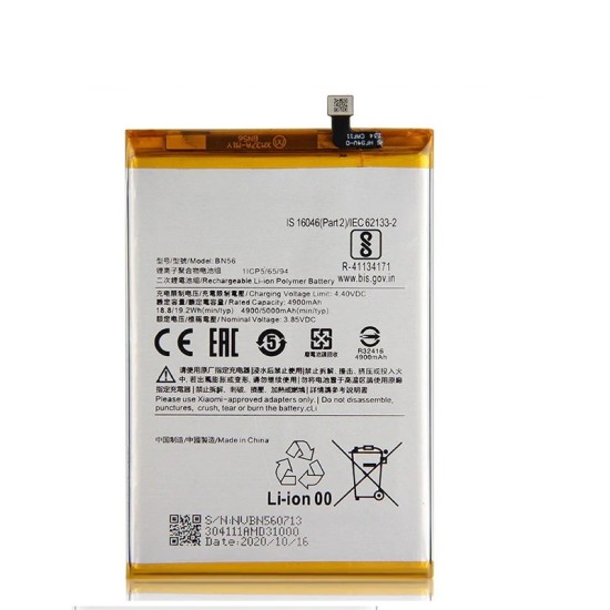 Batería BN56 para Xiaomi Redmi 9A/Redmi 9C 5000mAh